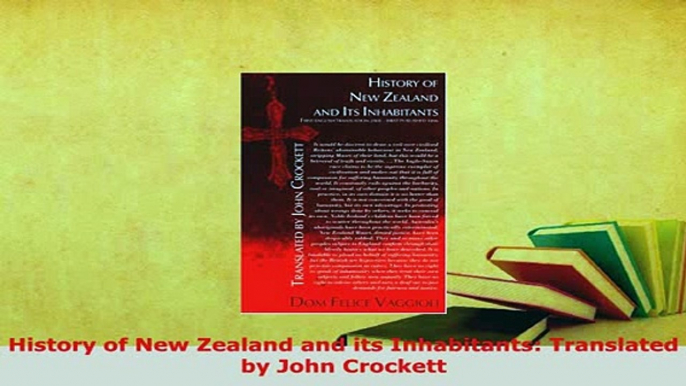 PDF  History of New Zealand and its Inhabitants Translated by John Crockett Free Books