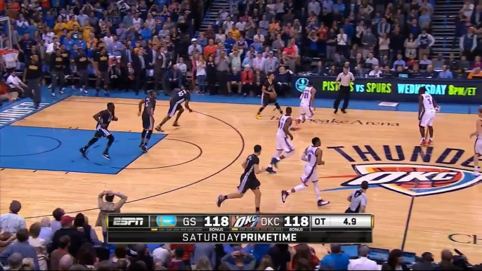 Stephen Curry last second 3 pointer to win over Thunder (Ties NBA 3pointers record) 2016.0