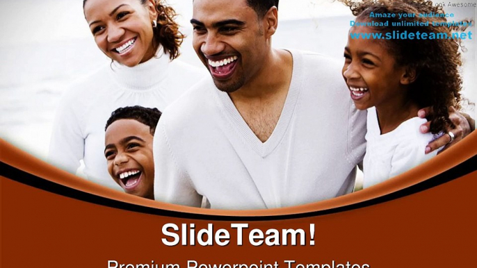 Happy African American Family People PowerPoint Templates Themes And Backgrounds ppt slide designs