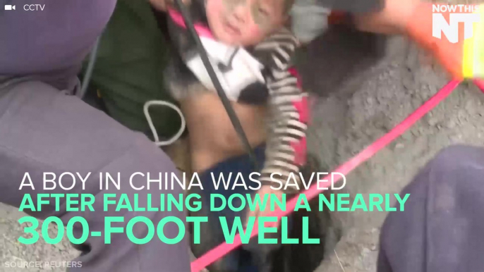 A Boy In China Was Saved After Falling in Nearly 300-Foot Well