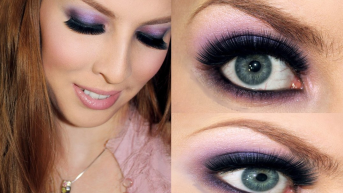 Seductive Smokey Eyes Tutorial - Purple Smokey Eyes -Makeup tips and trends for Eyes Makeup