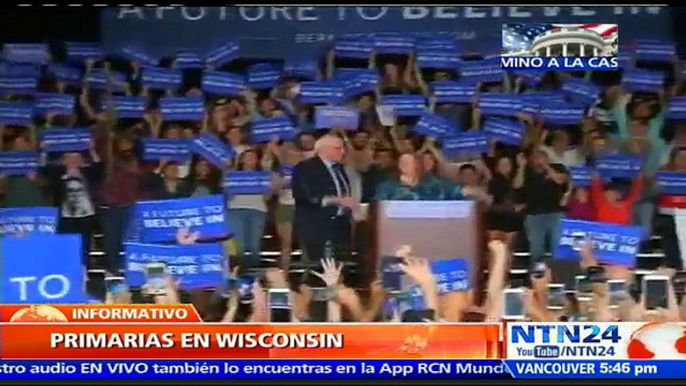 Elecciones primarias en Wisconsin sitúan como favoritos a Ted Cruz y Bernie Sanders