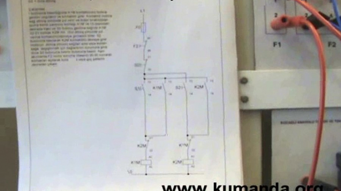 Elektrik Eğitim Videosu - Kumanda devreleri arıza arama - İleri Geri - www.kumanda.org