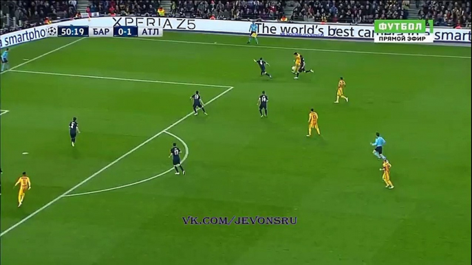 Neymar hits the crossbar -  Champions League 06-04-2016