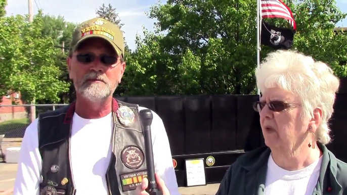 WV Vietnam Veterans Mobile Wall - Strawberry Festival 2015