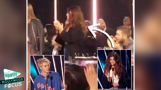 Selena Gomez Gives Justin Bieber A Standing Ovation At iHeartRadio