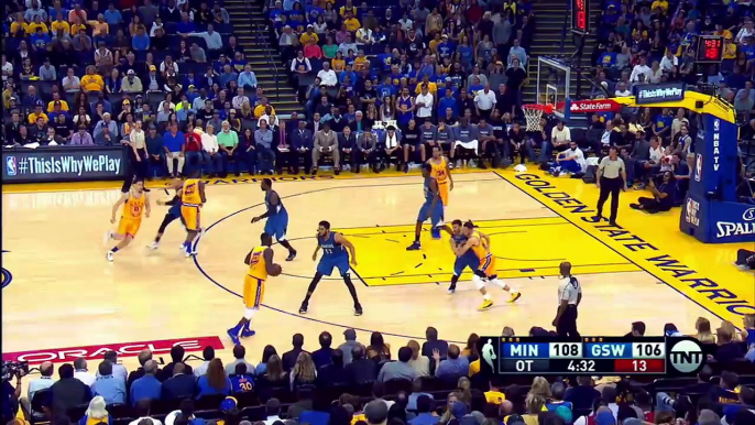 Karl-Anthony Towns Locks Down Stephen Curry in OT