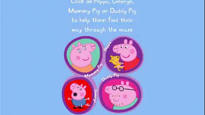 Peppa Pig Family In The Maze - Peppa Pig Videos Games For Kids