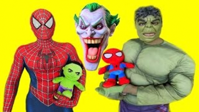 Spiderman vs Frozen Elsa vs Joker vs Incredible Hulk Real Life Superhero Movie