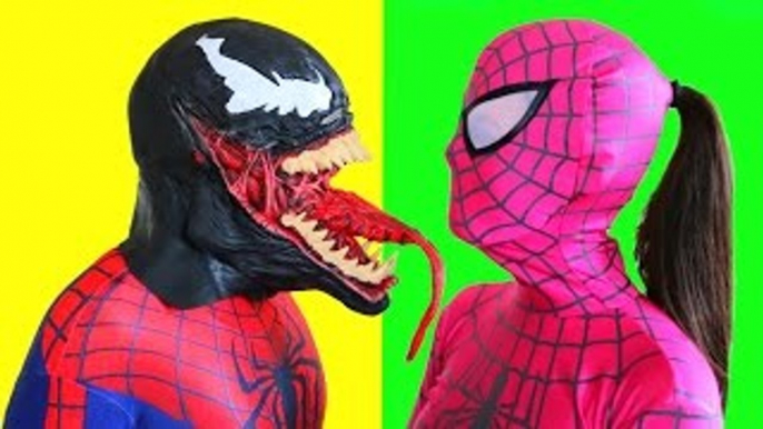 Spiderman vs Spiderbaby vs Blue Spiderman - Spiderbaby Having Fun - Superhero Movie in Real Life