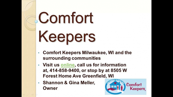 Personal Care Services Milwaukee WI Comfort Keepers