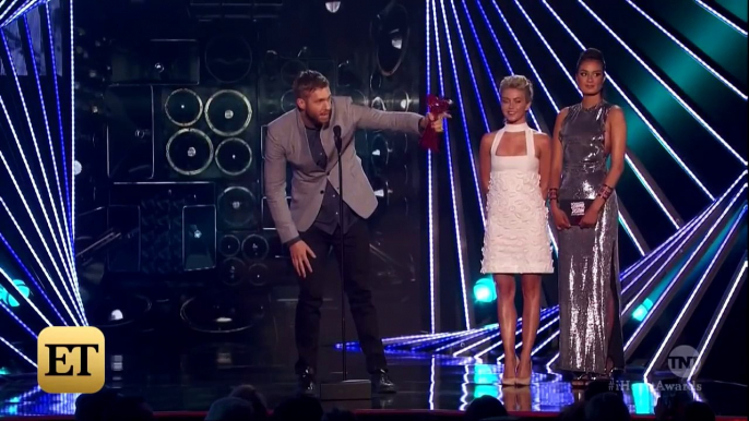 Taylor Swift Thanks Boyfriend Calvin Harris At iHeartRadio Awards, But He Forgets To Thank Her!