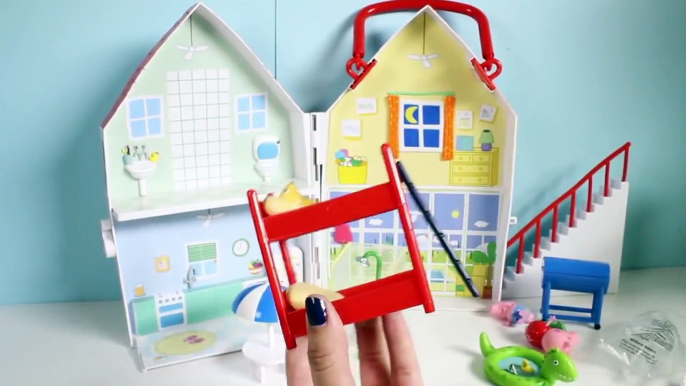 Peppa Pig Holiday Sunshine Villa Playset Peppa Pig Casa de Vacaciones Summer House Toy Videos Part 4