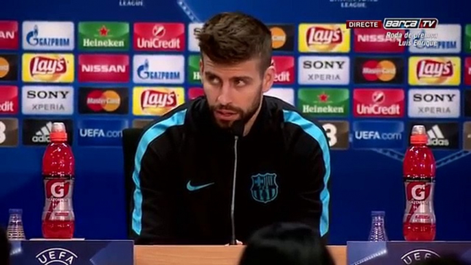 LIVE - Press conference with Gerard Piqué and Luis Enrique