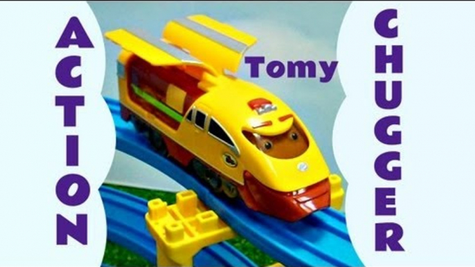 Chuggington Motorized Tomy Action Chugger on Track Thomas The Tank Engine Kids Toy Train set