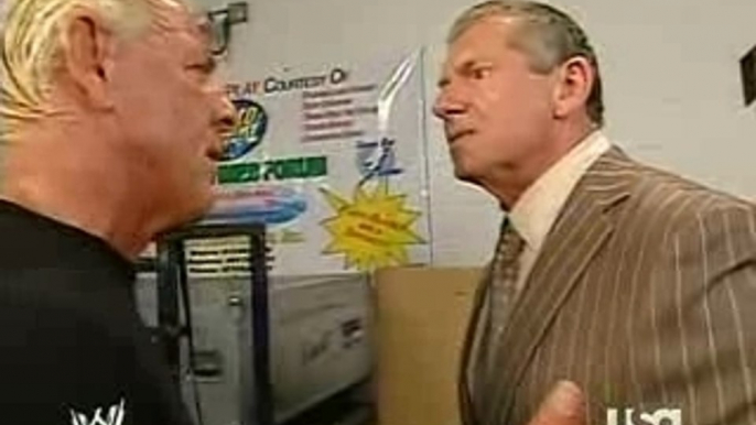 Vince Mcmahon & Ric Flair Backstage