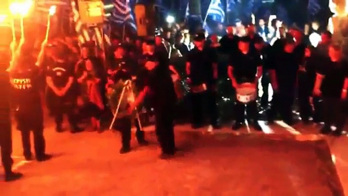 Golden Dawn - Thermopylae 2013 - Nazi style ceremony