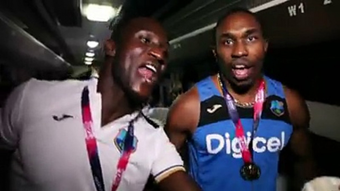 DJ Bravo New Dance Video Westindies Company in Bus ICC