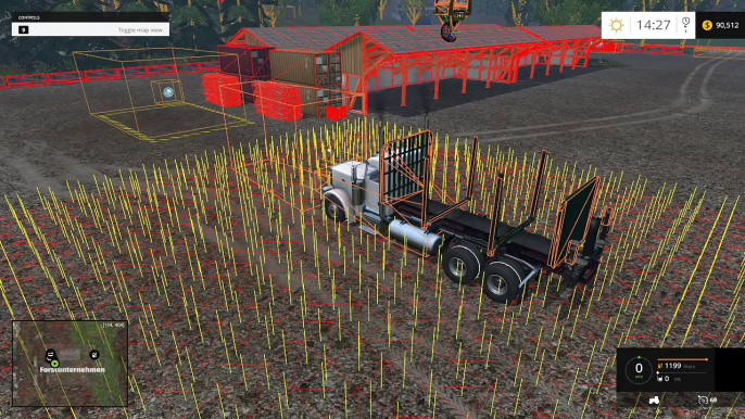 Farming Simulator 15 Loading Logs