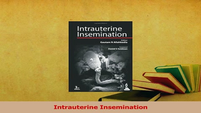 Download  Intrauterine Insemination Ebook Free