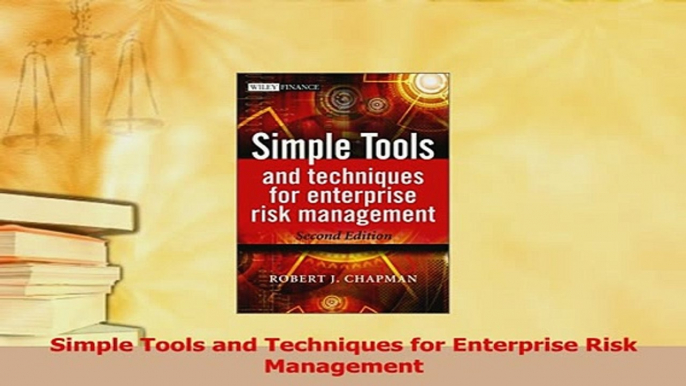 Read  Simple Tools and Techniques for Enterprise Risk Management Ebook Free