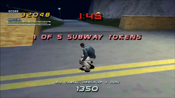 Tony Hawks Pro Skater 2 gameplay - NYC (ePSXe 1.925)