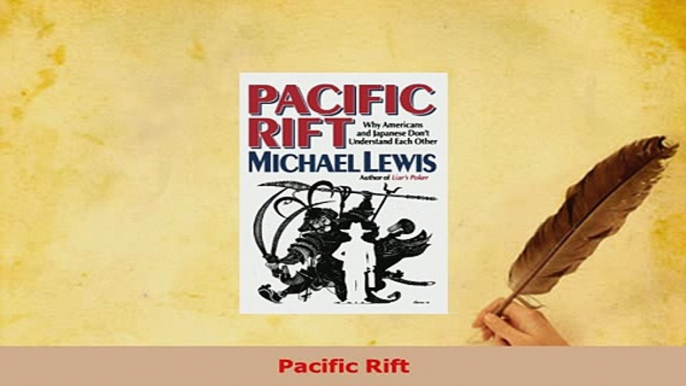 PDF  Pacific Rift Read Online