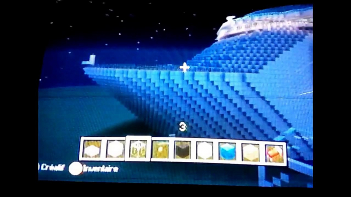 Oasis of the seas en construction minecraft