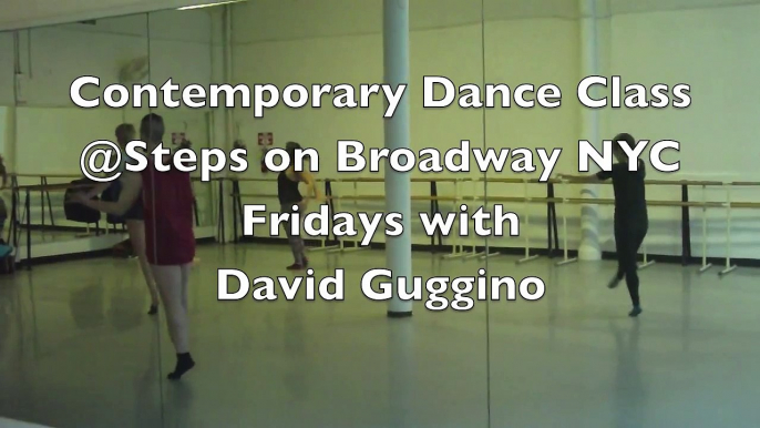 Contemporary Dance Class @steps on Broadway with David Guggino NYC