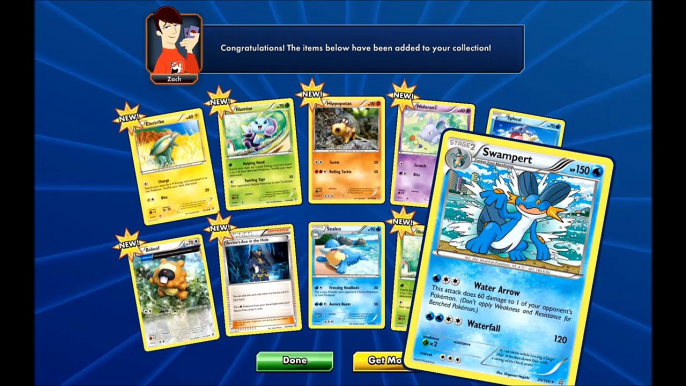 Opening 8 Pokemon Booster Packs [PTCGO]