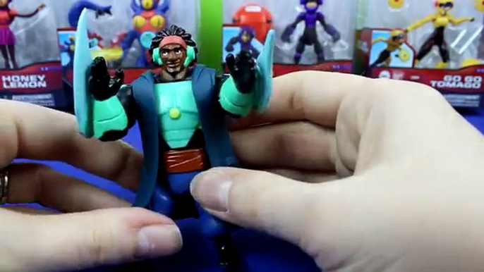 Disney Big Hero 6 Character Unboxing Hiro, Baymax, Go Go Tomago, Wasabi No Ginger, Yokai