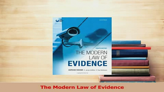 Download  The Modern Law of Evidence PDF Online