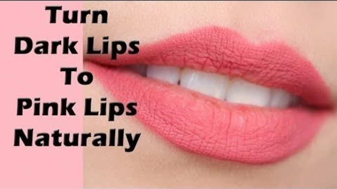 Miracle Remedy to Lighten Dark Lips & Get Pink Lips Naturally I Naturally Lighten Dark lips to Pink lips in 1 week I How to Lighten Dark Lips Naturally - Rapid Home Remedies