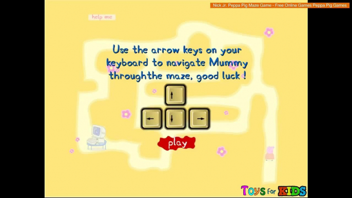 Nick Jr. Peppa Pig Maze Game - Free Online Games Peppa Pig Games