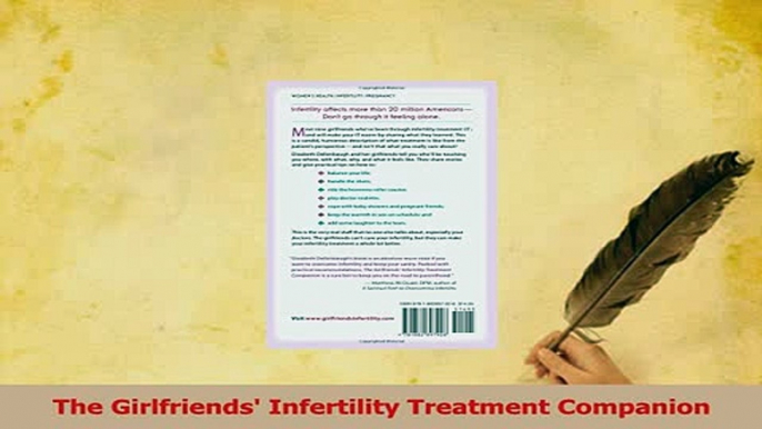 Download  The Girlfriends Infertility Treatment Companion PDF Free