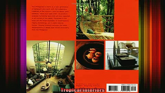 Read  Tropical Interiors  Full EBook