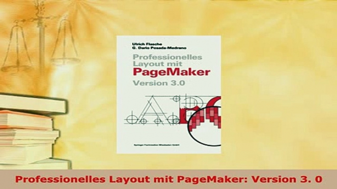 PDF  Professionelles Layout mit PageMaker Version 3 0  EBook