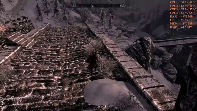 The Elder Scrolls V: Skyrim on INTEL I3 6100 Skylake @ 3.8 Ghz - HD Graphics 530