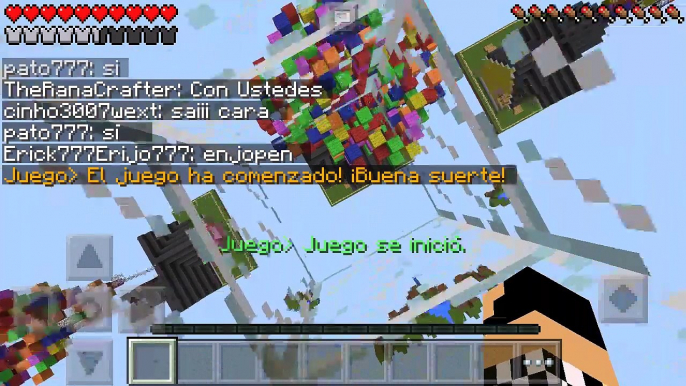 MINECRAFT PE I Y MI HACHA?!!! I SKY WARS MINECRAFT PE