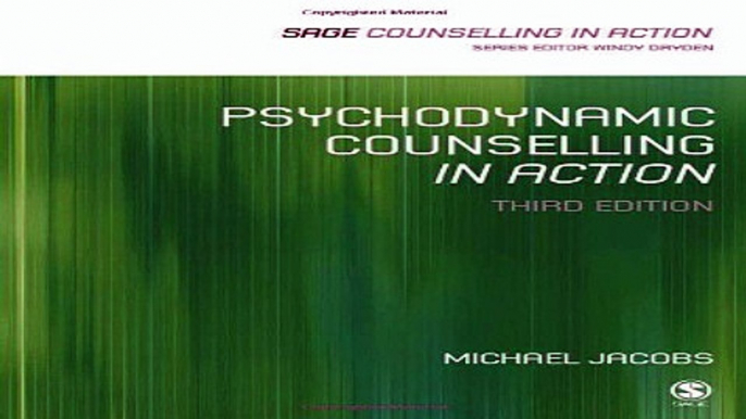 Download Psychodynamic Counselling in Action  Counselling in Action series