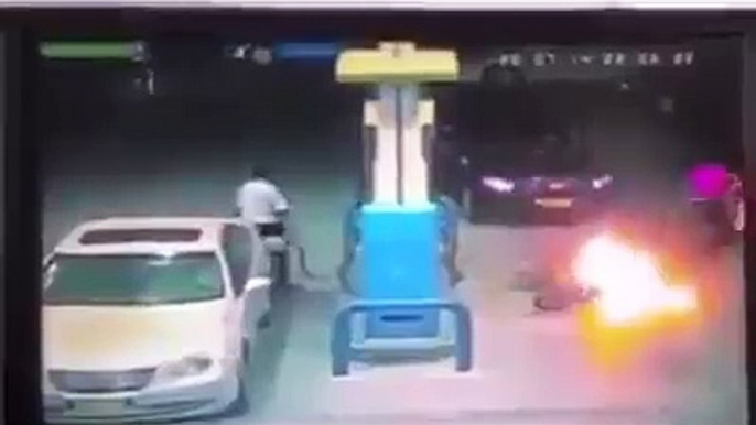 Be Careful At Petrol Station