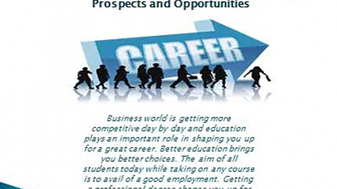 Different Career Courses - Prospects and Opportunities