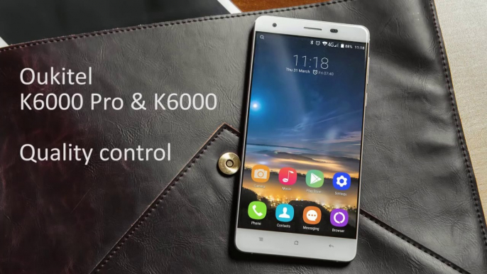 Control de calidad del OUKITEL K6000 Pro