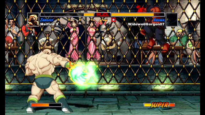 5-23-2013 Super Street Fighter 2 ST HD Remix 360 Ranked Melfice X(Zangief) vs.WidowedGorgon07(Akuma