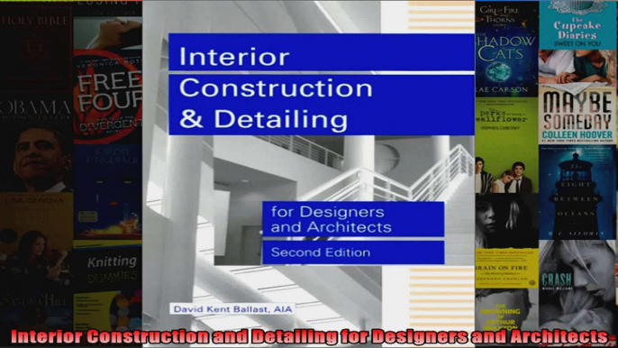 Download  Interior Construction and Detailing for Designers and Architects Full EBook Free