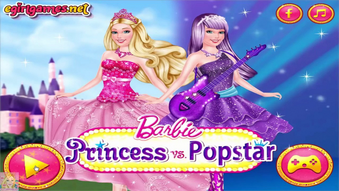 Barbie Princess vs Popstar - Barbie Dress Up Games for Girls