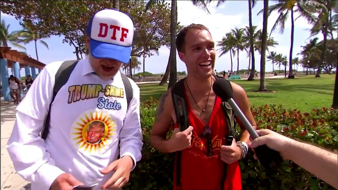 Jake Byrd Sneaks Into Donald Trumps Florida Victory Speech