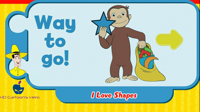 Curious George - I Love Shapes Full Episodes Educational Cartoon Game [HD]