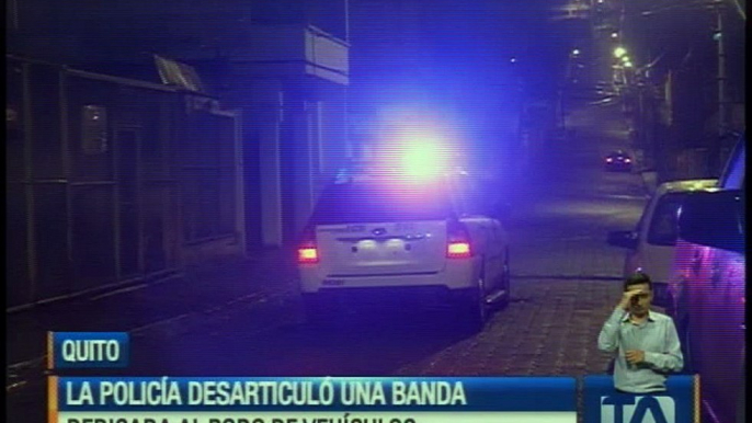 Policía desarticula una banda dedicada al robo de vehículos