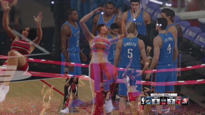 NBA 2K15: Game 7 of The Finals - Chicago Bulls vs Oklahoma City Thunder (Part 2/4)